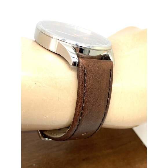 Lacoste Men's Watch 2011046 Vienna Quartz Blue Dial Brown Leather Band 4… - Picture 11 of 13